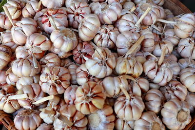 Full frame shot of vegetables for sale in market