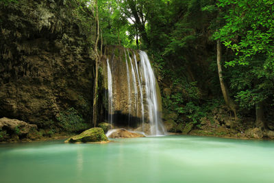 Waterfall in forest