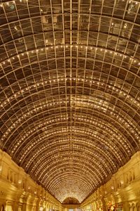 View of illuminated ceiling