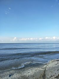 Scenic view of the sea against the sky