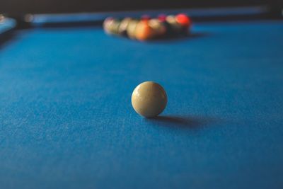 Close-up of ball on table