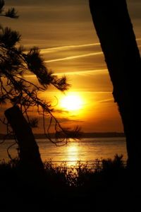 Sunset over sea
