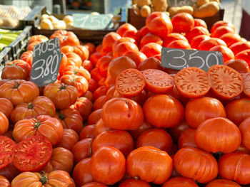 Full frame shot of tomatos for sale