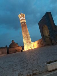 Low angle view of historical building against sky