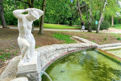 Pond in park