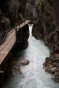 River flowing amidst rocks