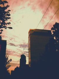 Low angle view of building against sky