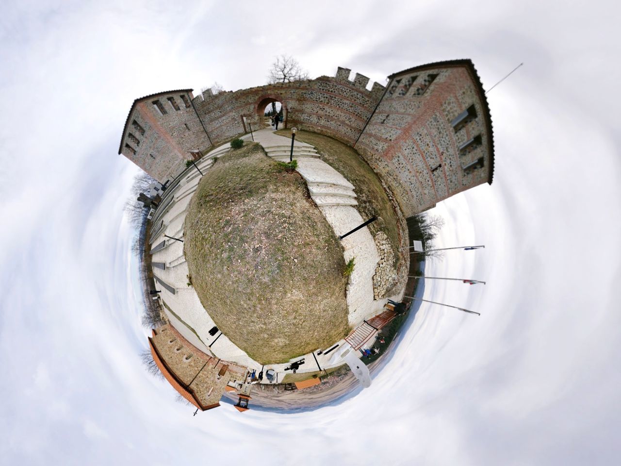 LOW ANGLE VIEW OF BASKETBALL COURT