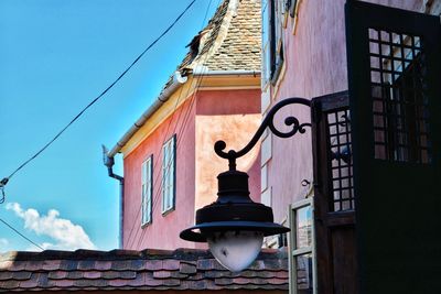 Low angle view of building against sky