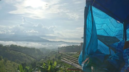 Scenic view of landscape against sky