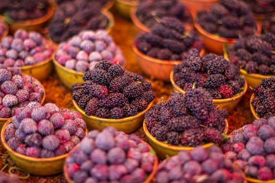 Close-up of fruits for sale in market
