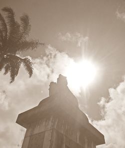 Low angle view of building against sky