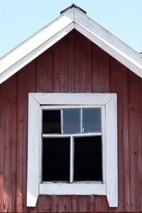 Window on old building