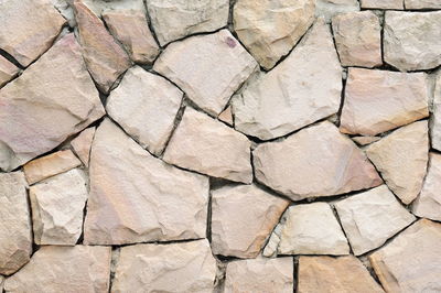 Full frame shot of stone wall