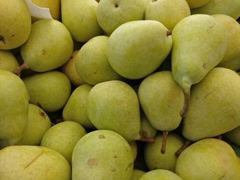 Full frame shot of fruits in market