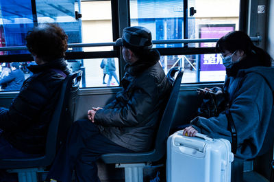 People standing at airport