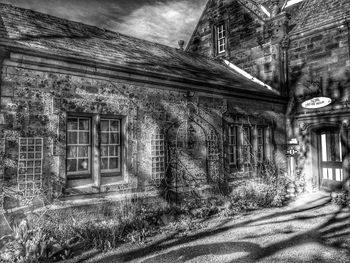 Built structures against sky