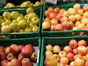 Fruits for sale at market stall