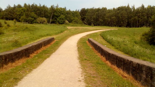 Road passing through landscape