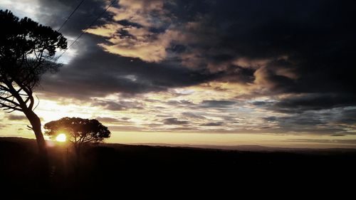 Scenic view of sunset sky