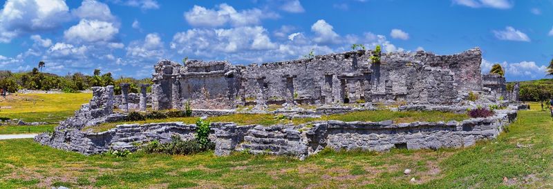 Old ruins against sky