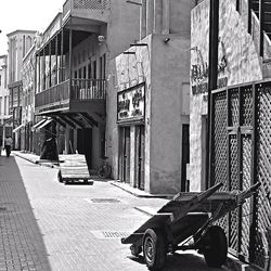 Cars parked in front of building