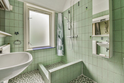 Interior of bathroom