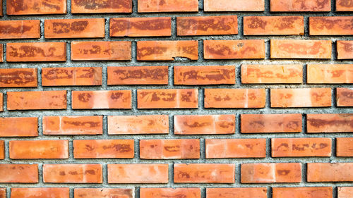 Full frame shot of brick wall