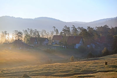 Scenic view of landscape against sky