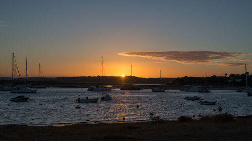 Sunset in alvor