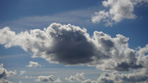 Low angle view of clouds in sky