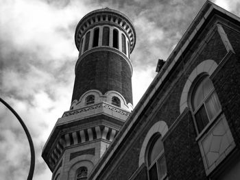 Low angle view of building against sky
