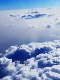 Low angle view of clouds in sky