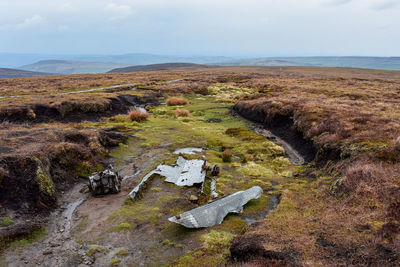 Scenic view of landscape against sky