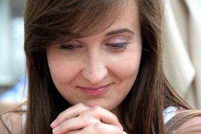 Portrait of young woman