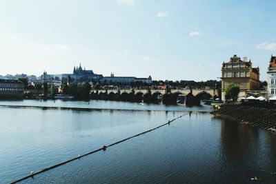 View of city at waterfront