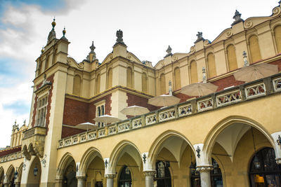 Low angle view of building against sky