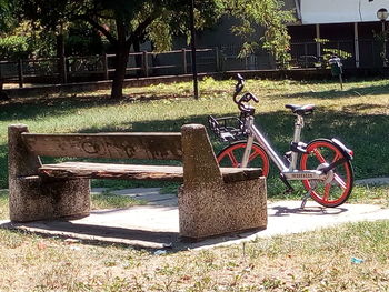 Bicycle in park