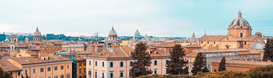 View of buildings in city of rome