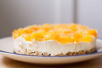 Close-up of ice cream in bowl