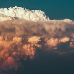 Low angle view of clouds in sky