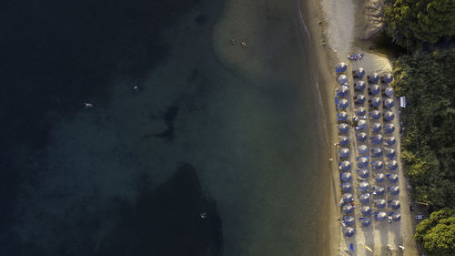 Aerial view of beach