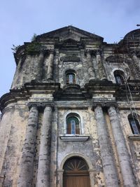 Low angle view of a temple