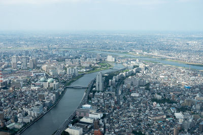 Aerial view of cityscape