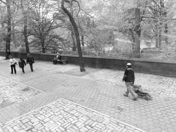 Full length of man walking outdoors