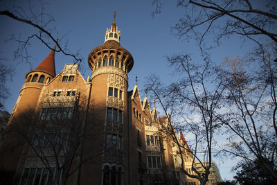 Low angle view of building against sky