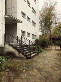 High angle view of buildings