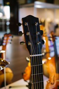 Close-up of guitar