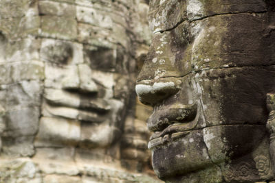 Close-up of buddha statue