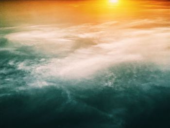 Aerial view of landscape against sky